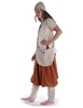 Mittelalter Tasche Ake in Beige Frontansicht 2