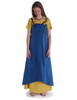 Wikinger Überkleid Urd in Königsblau Frontansicht 3