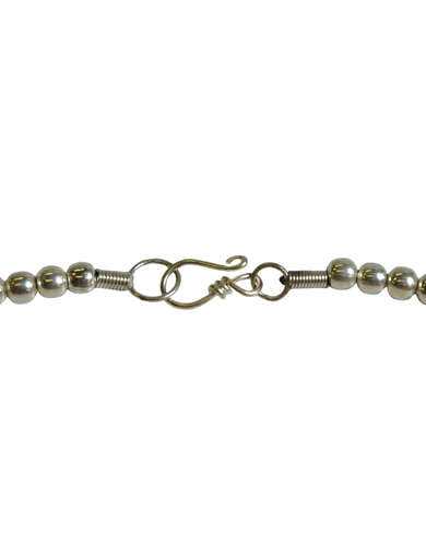 Mittelalter Perlenkette Duzisamor bunt aus Horn-Resin in Bunt gestreift RÃ¼ckansicht
