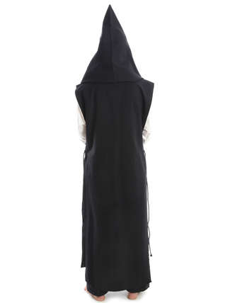 Mittelalter Skapulier Kriemhild in Schwarz Rückansicht 2