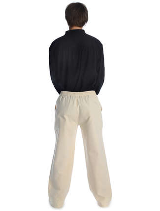Mittelalter Hose Gilan in Beige Rückansicht 2