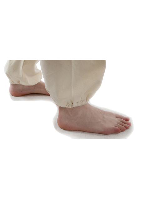Mittelalter Hose Kurvenal in Beige Detailansicht 2