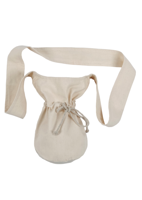 Mittelalter Tasche Amalaberga in Beige Frontansicht