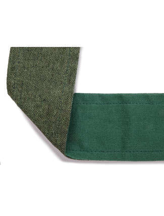 Mittelalter Tasche Amalaberga in Grün Detailansicht 2