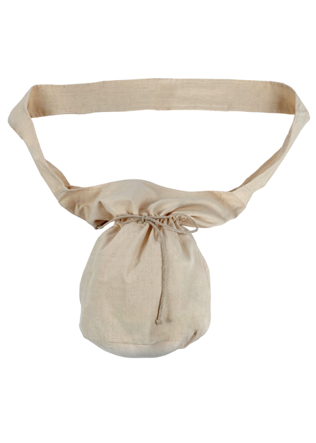 Mittelalter Tasche Irmenfried in Beige Frontansicht 2