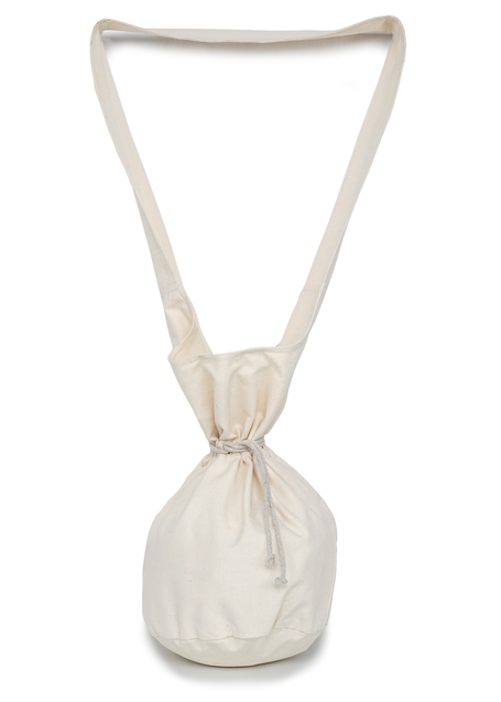 Mittelalter Tasche Irmenfried in Beige Frontansicht 5