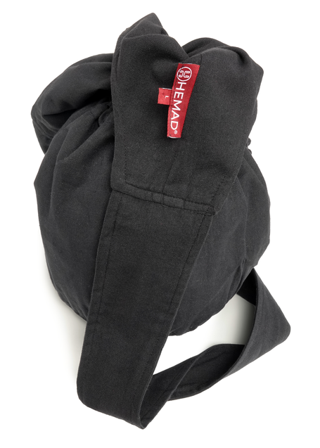 Mittelalter Tasche Irmenfried in Schwarz Detailansicht