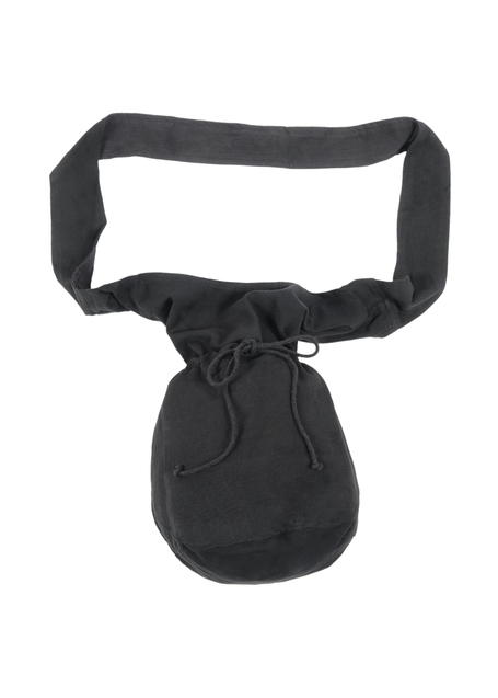 Mittelalter Tasche Irmenfried in Schwarz Frontansicht 2