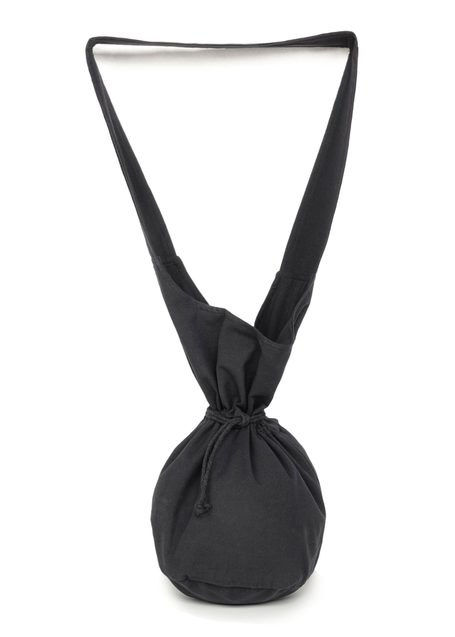 Mittelalter Tasche Irmenfried in Schwarz Frontansicht 8