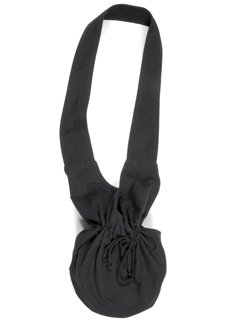 Mittelalter Tasche Irmenfried in Schwarz Frontansicht 9