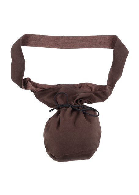 Mittelalter Tasche Irmenfried in Braun Frontansicht 2