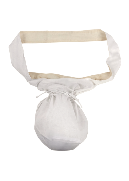 Mittelalter Tasche Irmenfried in Weiß Frontansicht 2