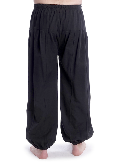 Mittelalter Hose Tristan in Schwarz Rückansicht 4