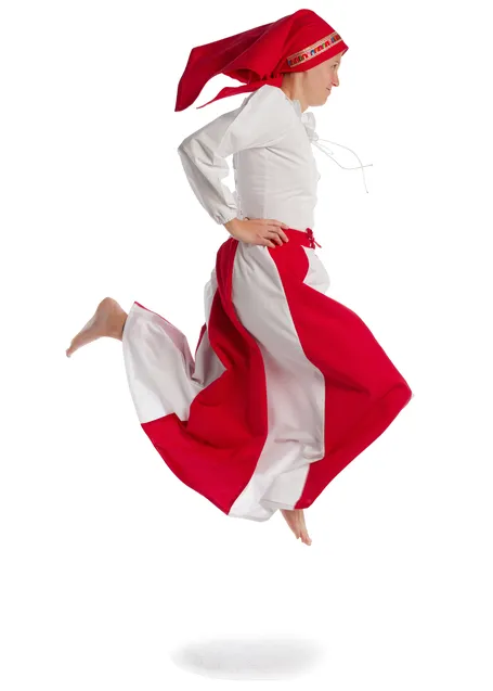 Mittelalter Bluse Hilde in Weiß Seitenansicht 4