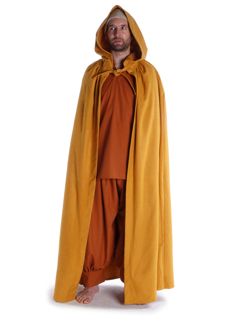 Wikinger Kappe Fafnir in Beige Frontansicht 3
