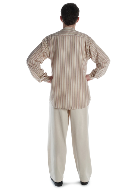 Mittelalter Hose Gurmun in Beige Rückansicht 2