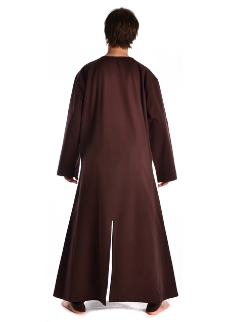 Mittelalter Cotte Hadubrand in Braun Rückansicht