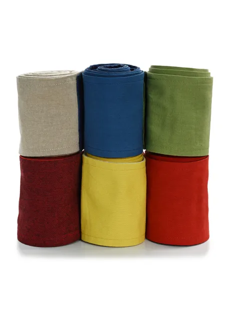 Mittelalter Wadenwickel Balder Set mit Fibeln Detailansicht 3