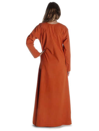 Mittelalter Cotte Meliur in Orange Rückansicht