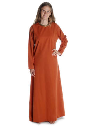 Mittelalter Cotte Meliur in Orange Frontansicht