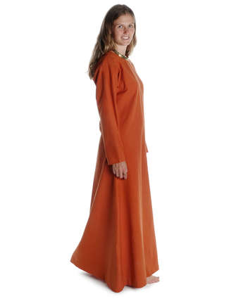 Mittelalter Cotte Meliur in Orange Seitenansicht