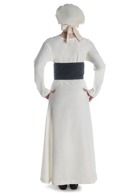 Mittelalter Gürtel Karsnafite in Schwarz Rückansicht