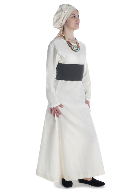 Mittelalter Gürtel Karsnafite in Schwarz Seitenansicht