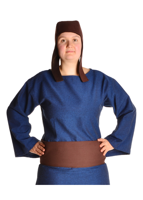 Mittelalter Gürtel Karsnafite in Braun Frontansicht