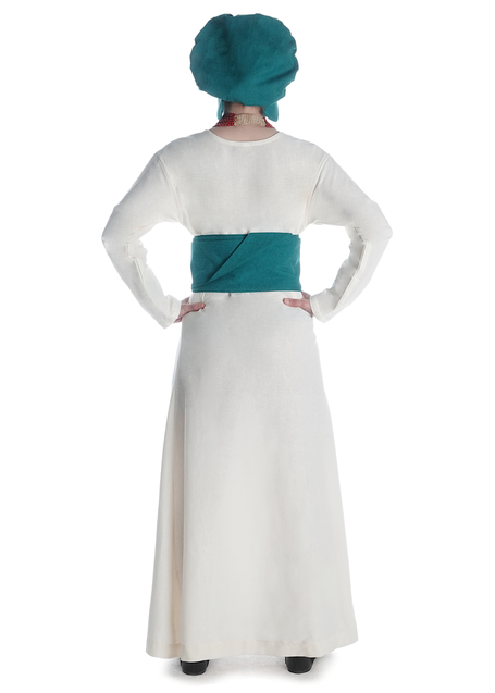 Mittelalter Gürtel Karsnafite in Grün Rückansicht