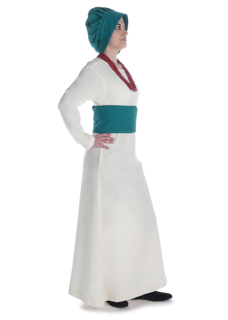 Mittelalter Gürtel Karsnafite in Grün Seitenansicht