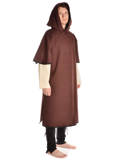 Mittelalter Garnache Nidung in Braun-Schwarz Seitenansicht