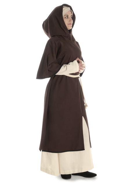 Mittelalter Garnache Limere in Braun-Schwarz Seitenansicht 2