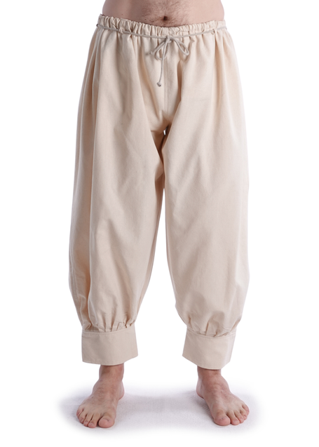 Wikinger Hose Odin in Beige Frontansicht 3