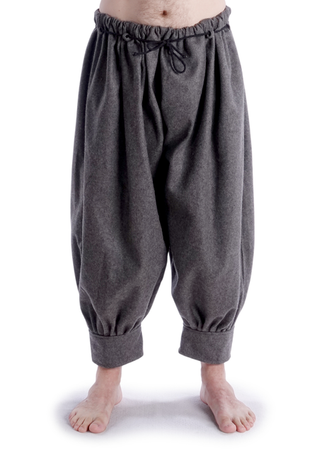 Wikinger Hose Odin in Grau Frontansicht 2