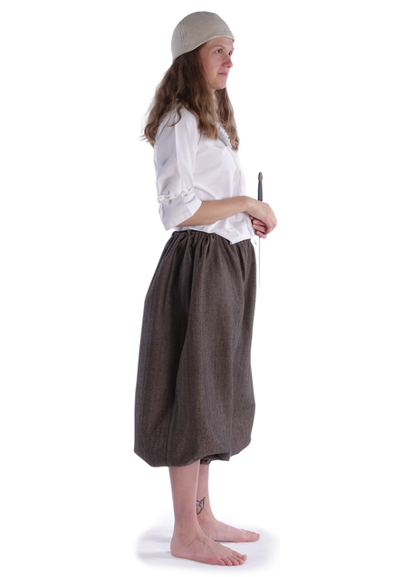 Wikinger Hose Minja in MISSING: fb-brown-black Seitenansicht 2