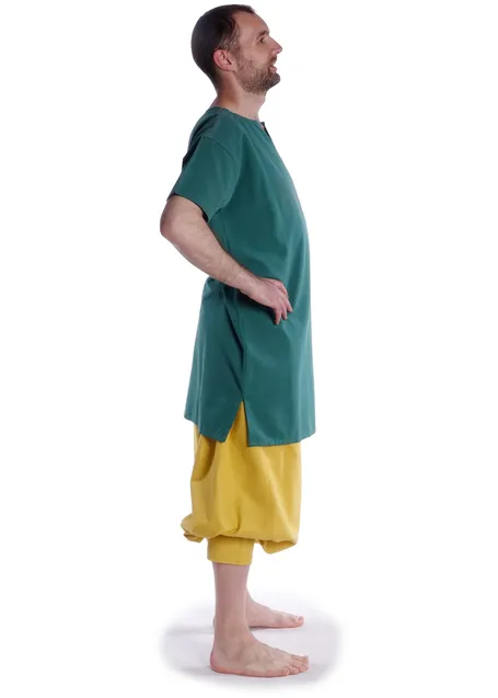 Wikinger Hose Odin in Gelb Seitenansicht 2