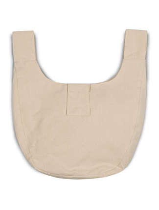 Mittelalter Tasche Egil in Beige Rückansicht