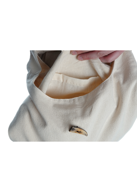 Mittelalter Tasche Egil in Beige Detailansicht