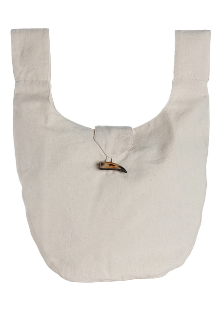 Mittelalter Tasche Egil in Beige Frontansicht