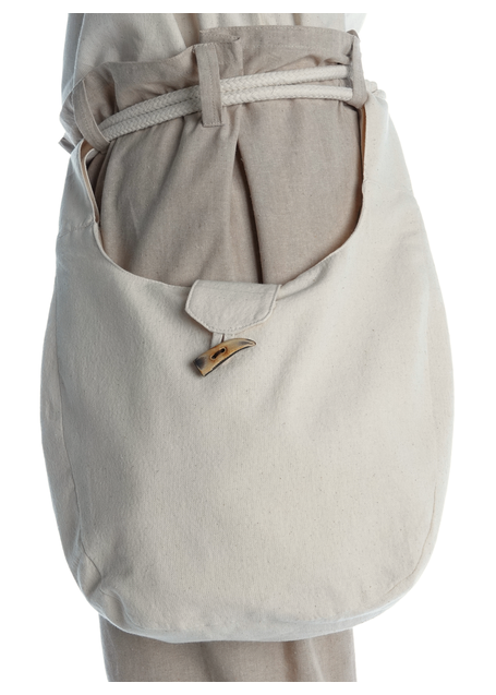 Mittelalter Tasche Egil in Beige Frontansicht 2
