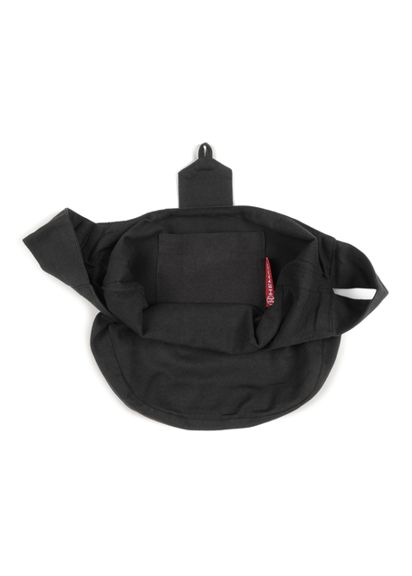 Mittelalter Tasche Egil in Schwarz Detailansicht