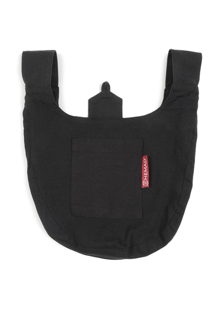 Mittelalter Tasche Egil in Schwarz Detailansicht 2