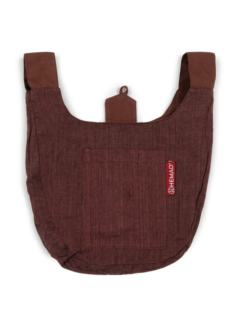 Mittelalter Tasche Egil in Braun Detailansicht 2