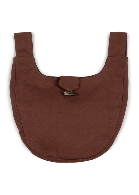 Mittelalter Tasche Egil in Braun Frontansicht