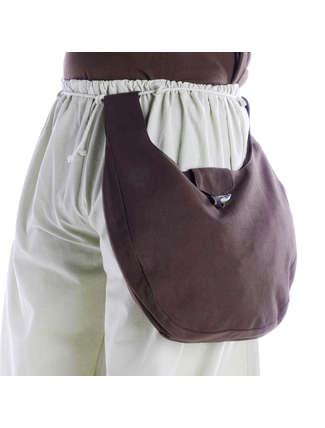 Mittelalter Tasche Egil in Braun Frontansicht 3