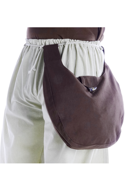 Mittelalter Tasche Egil in Braun Frontansicht 3