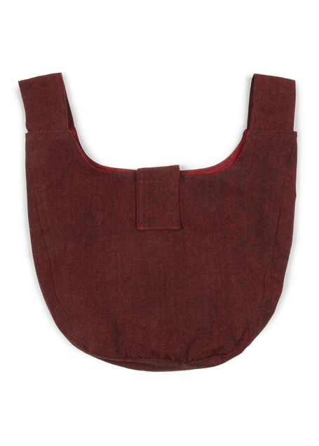 Mittelalter Tasche Egil in Rot Rückansicht