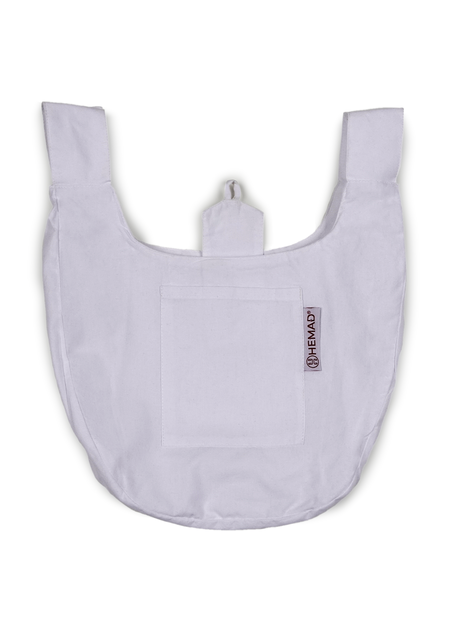 Mittelalter Tasche Egil in Weiß Detailansicht 2