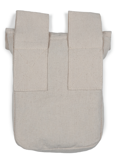 Mittelalter Tasche Widia in Beige Rückansicht