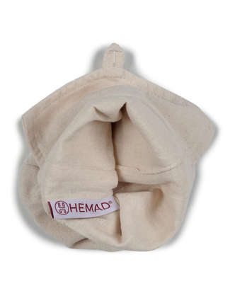 Mittelalter Tasche Widia in Beige Detailansicht